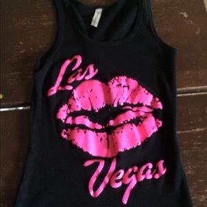 Women's Black & Pink Las Vegas Tank Size XL