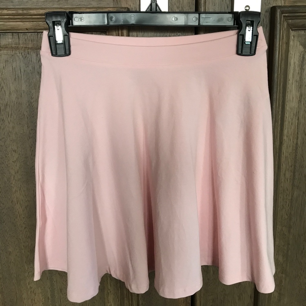 Forever 21 Pink Flare Skirt