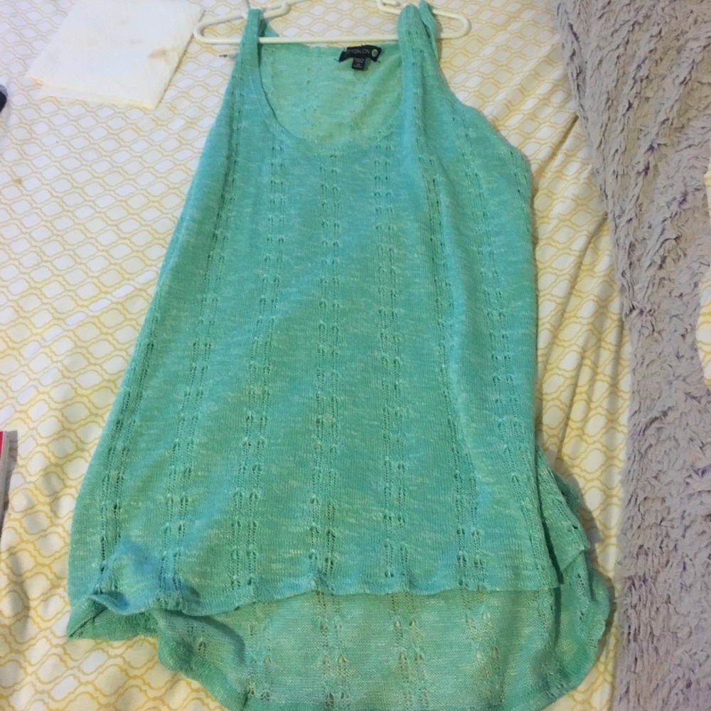 cotton on cute sweater tank! mint color
