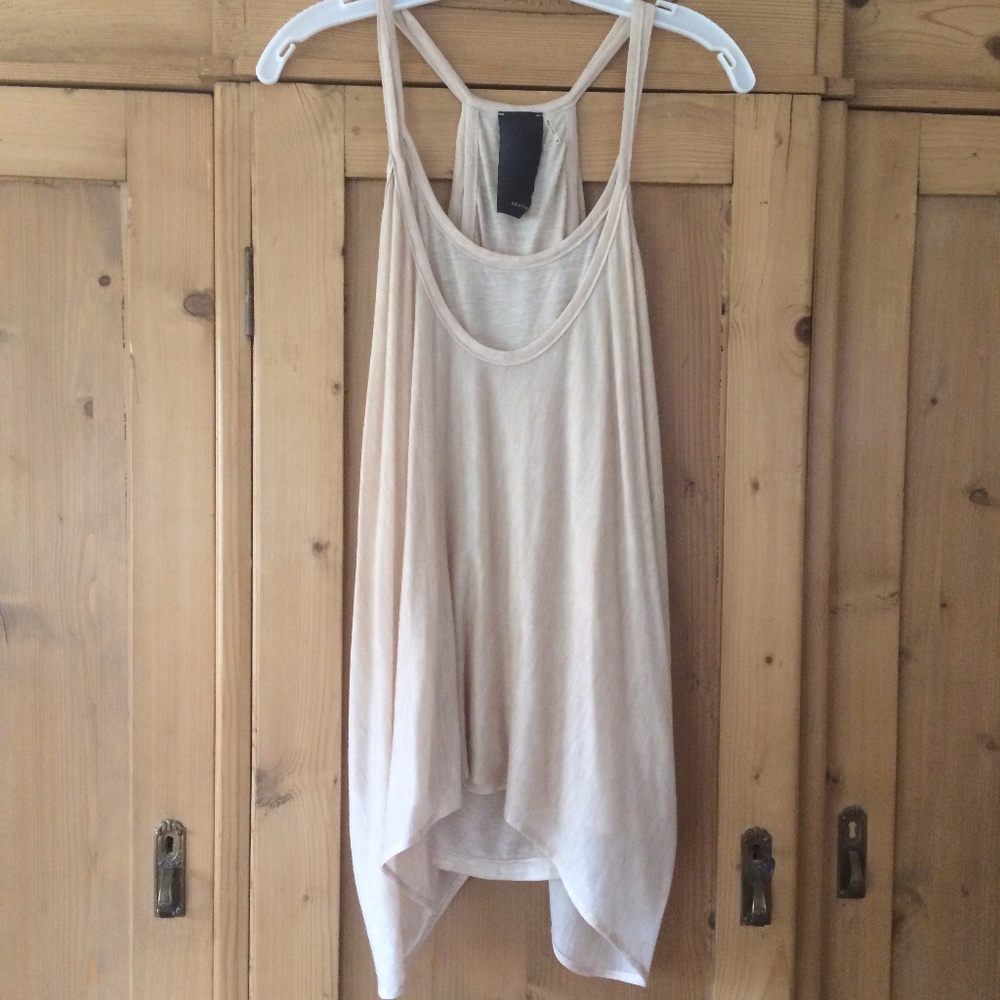 HEATHER Whisper-Weight-Butterfly-Wing-Asymmetrical Top Med