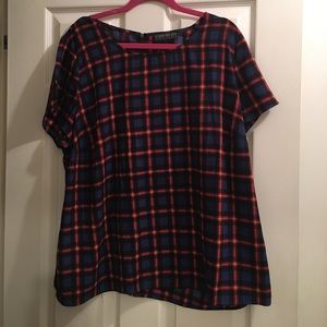 Plaid Blouse