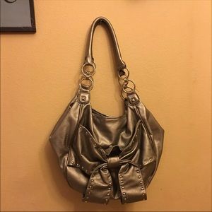 Genna De Rossi leather bow purse