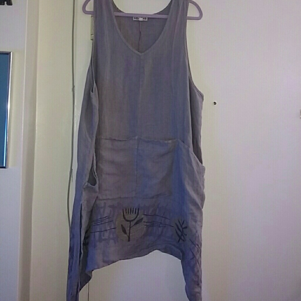 Blue Fish Dark Grey Printed Jumper