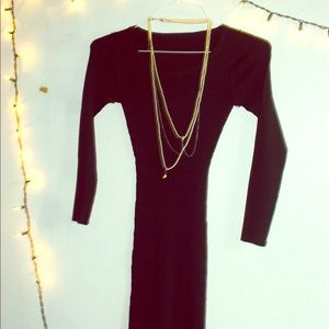 Emerald green bodycon dress may fit sizes S & M