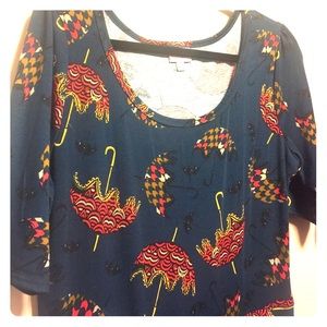 *Gorgeous* LuLaRoe Nicole in Jade w/ Umbrellas!