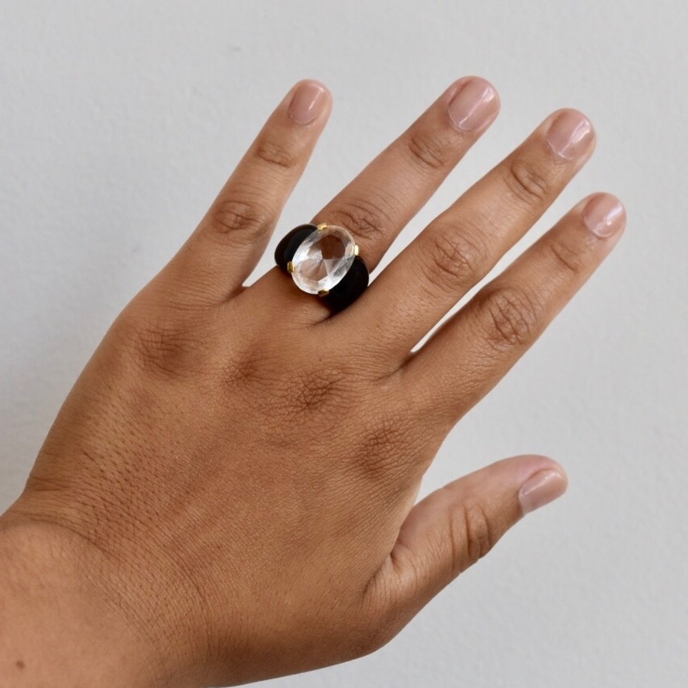 BOGO SALE! Black and Gold Ring