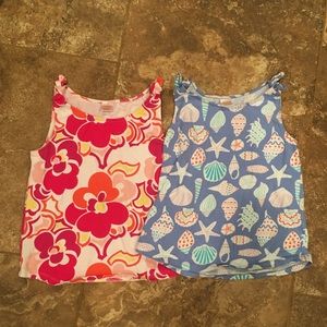 Gymboree summer fun sleeveless shirts, size M(7-8)