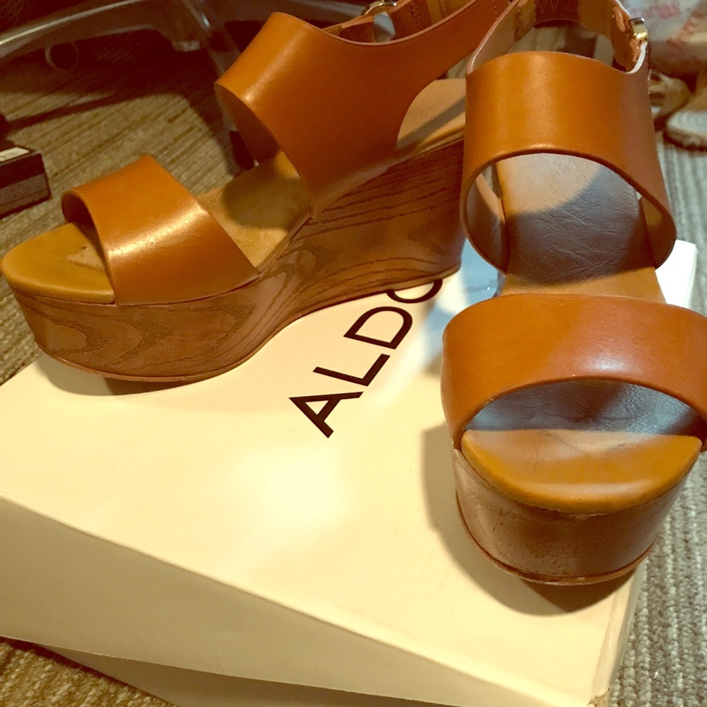 Brown Platform Wedges