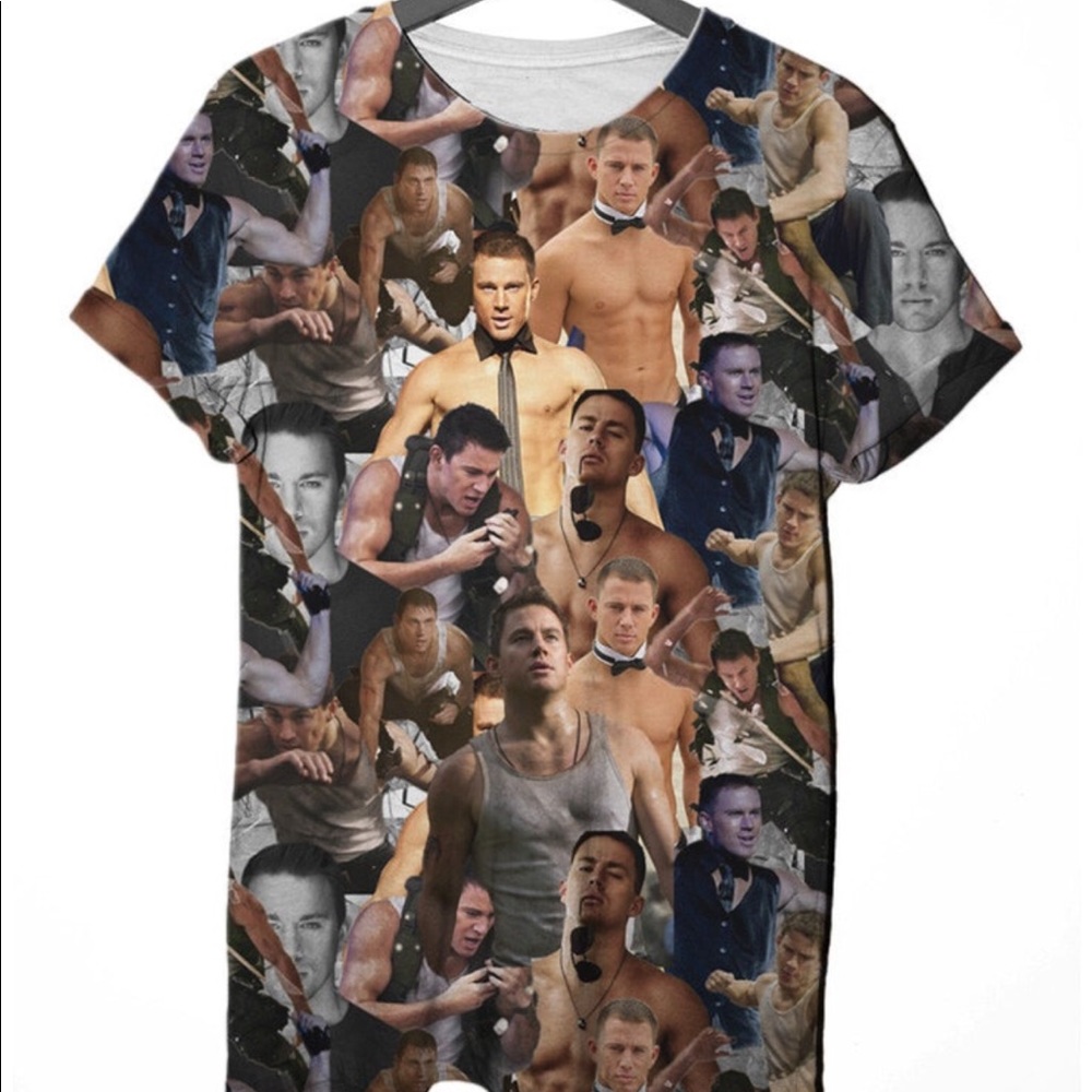 NWOT CHANNING TATUM SHIRT (med)