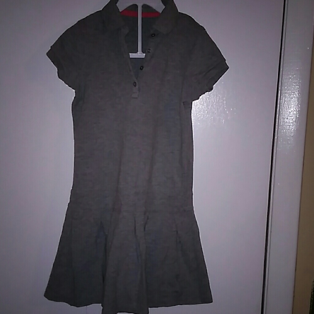 Gray polo dress