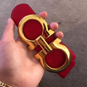 Xl buckle belt Salvatore ferragamo reversible