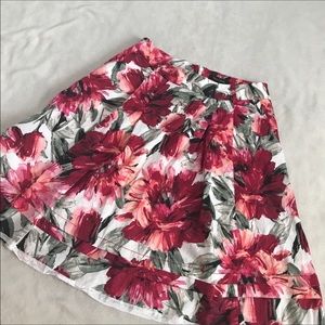 Floral A- line skirt WHBM
