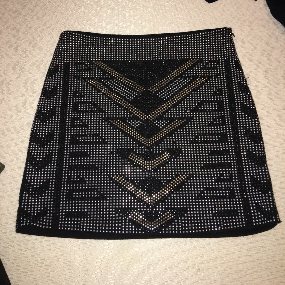 Aztec Studded Skirt
