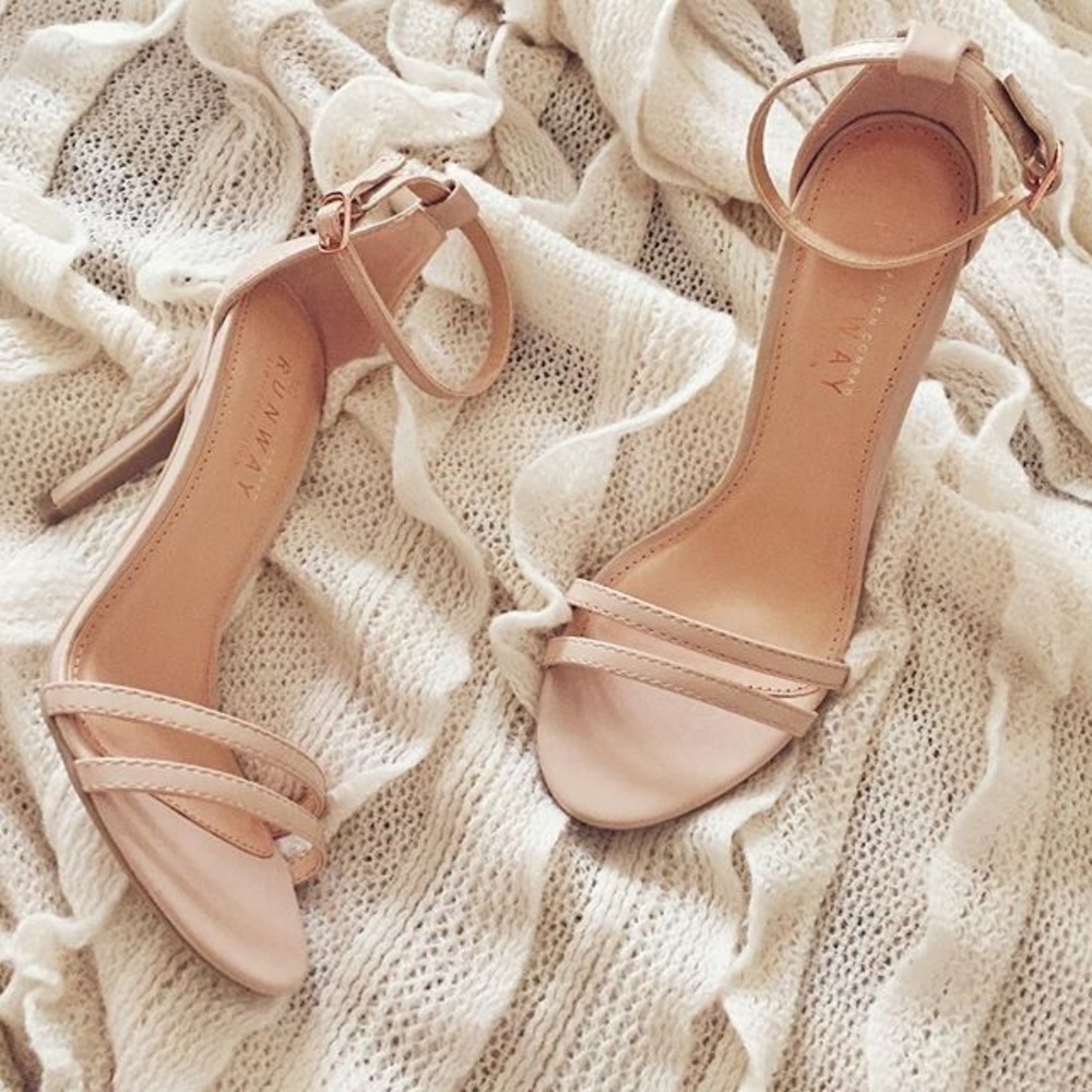 Lauren Conrad Runway nude heels