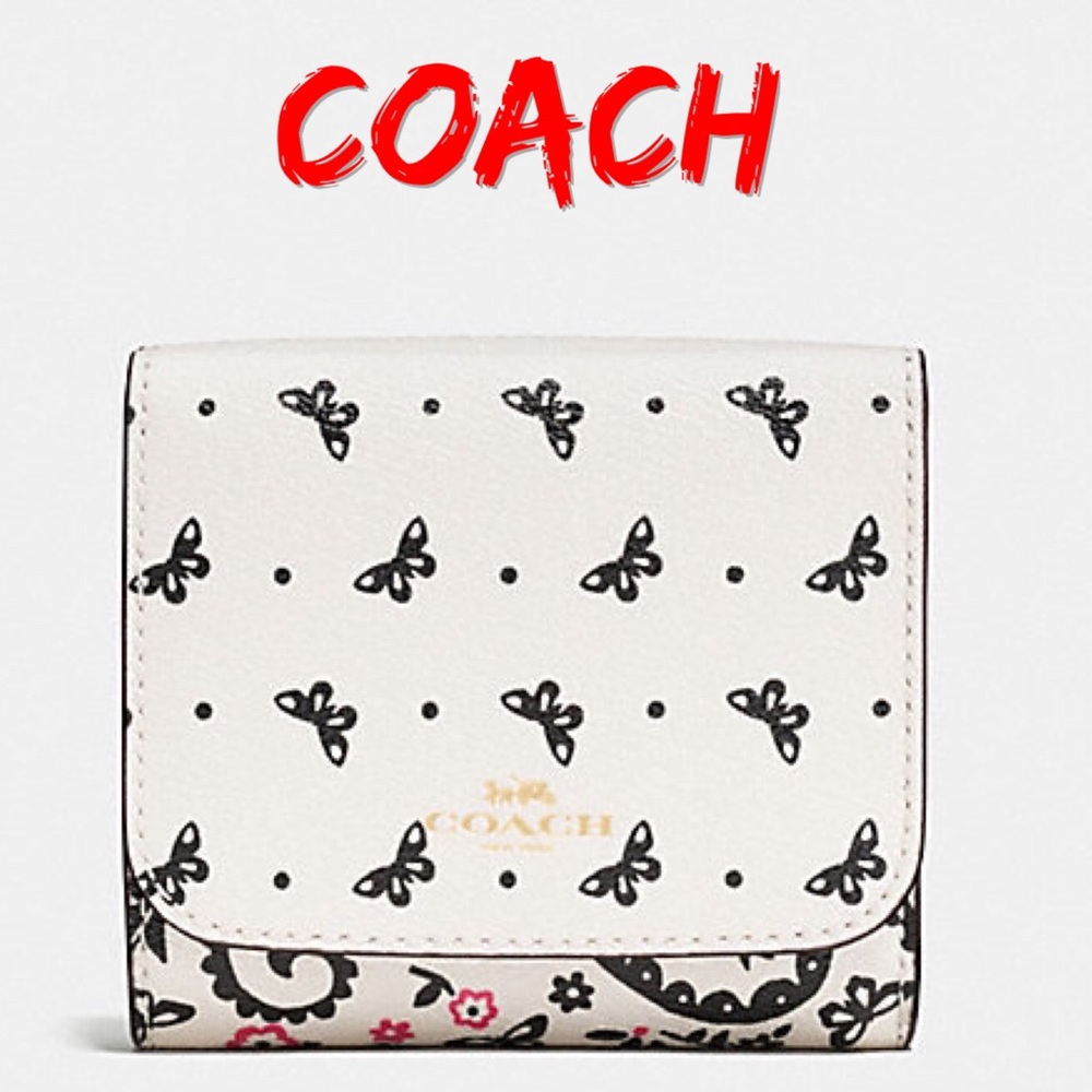 Coach Double Flap Wallet Butterfly 🦋 NWT