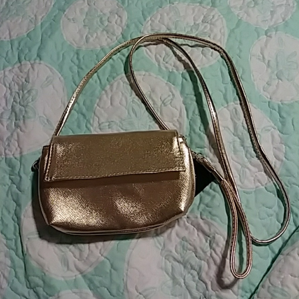 Rose gold crossbody bag, New