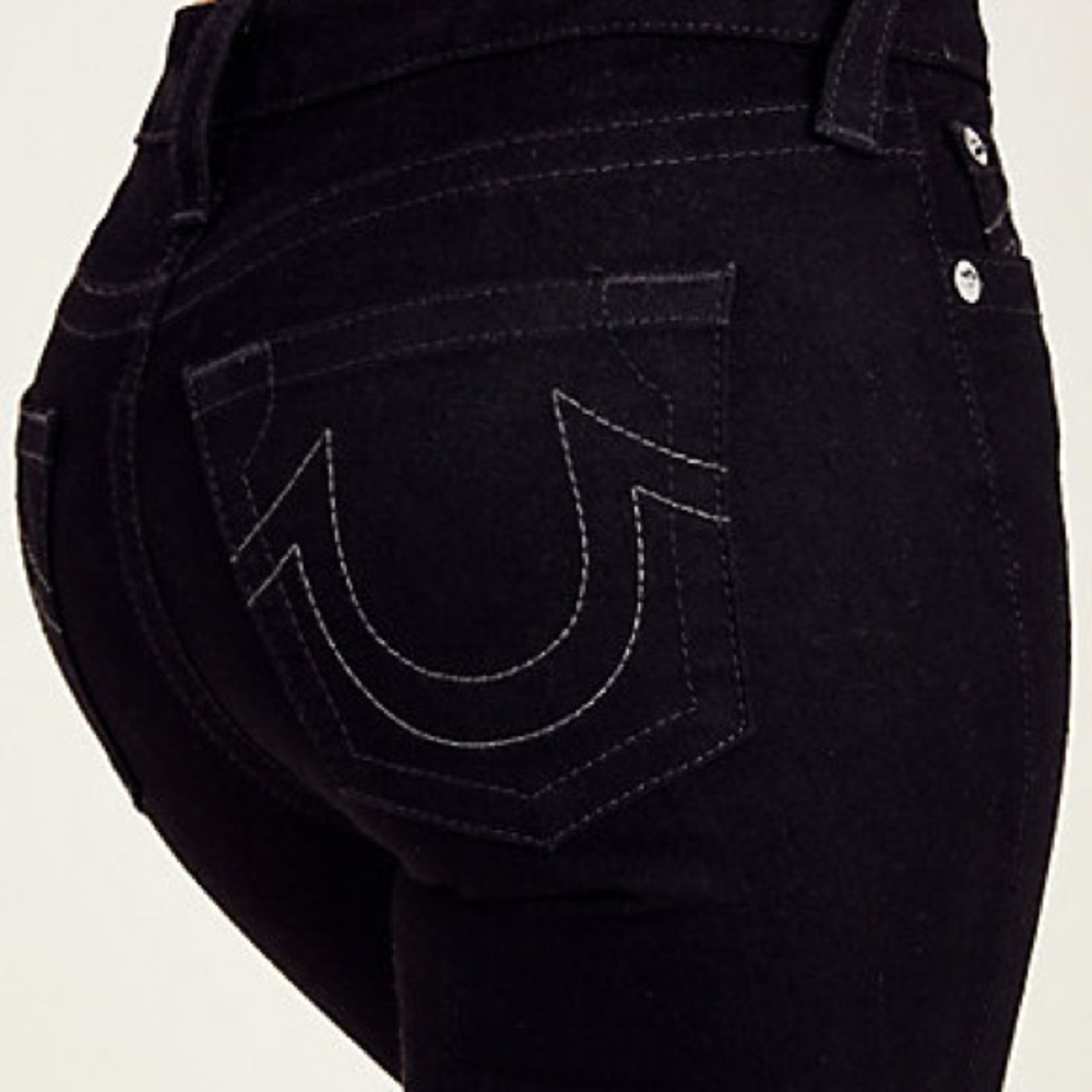 True Religion Curvy Mid Rise Super Skinny Jean