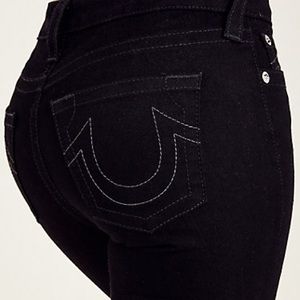 True Religion Curvy Mid Rise Super Skinny Jean