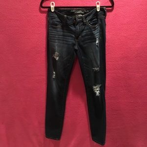 American Eagle Super Stretch Distressed Jeans