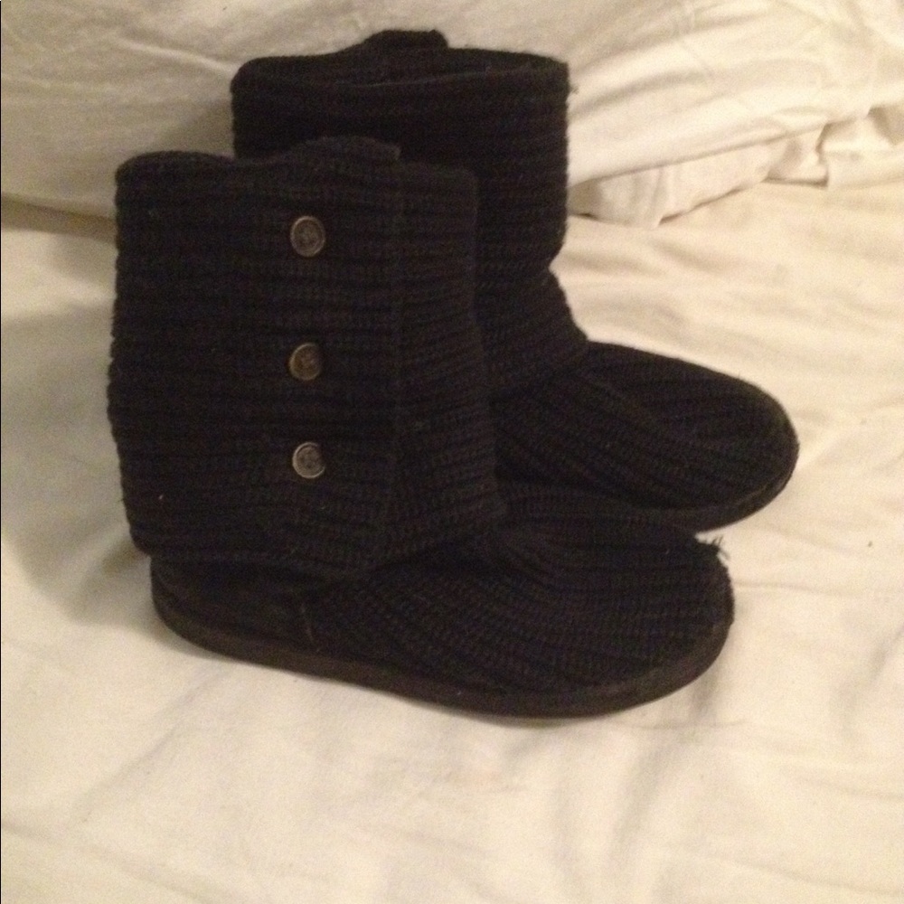 Knitted Black Uggs