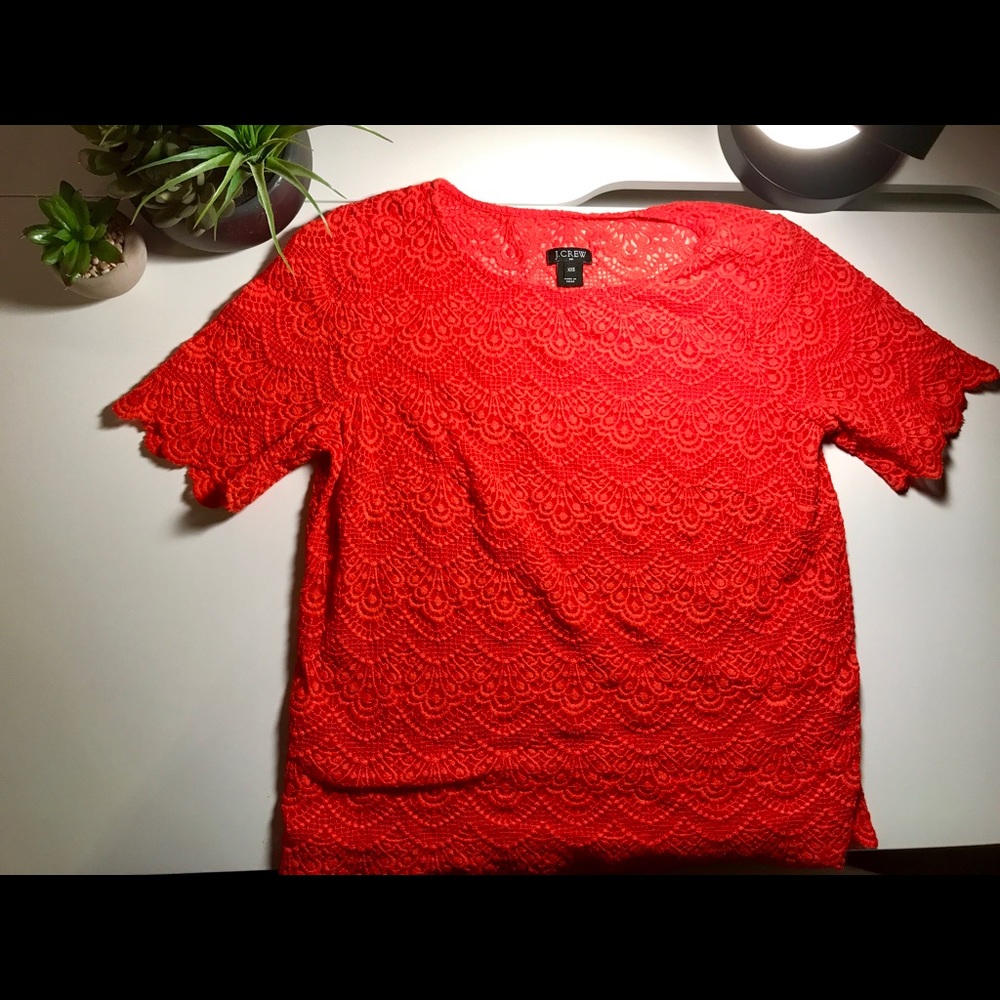 J Crew lace top