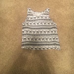 Cropped Coachella top
