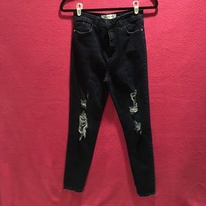 Urban Outfitters Distressed High Waisted Jeans