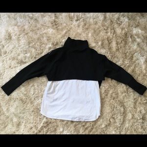 Long sleeved black sweater