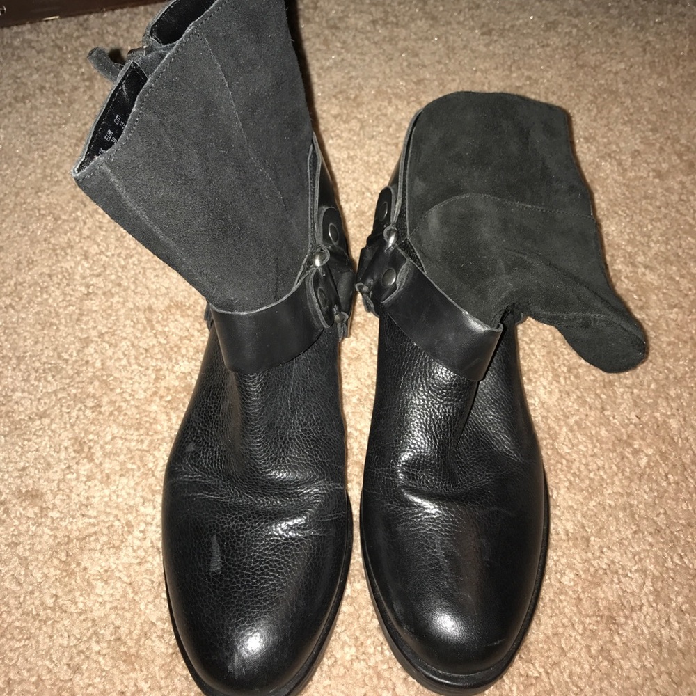 Franco Sarto black boots size 8