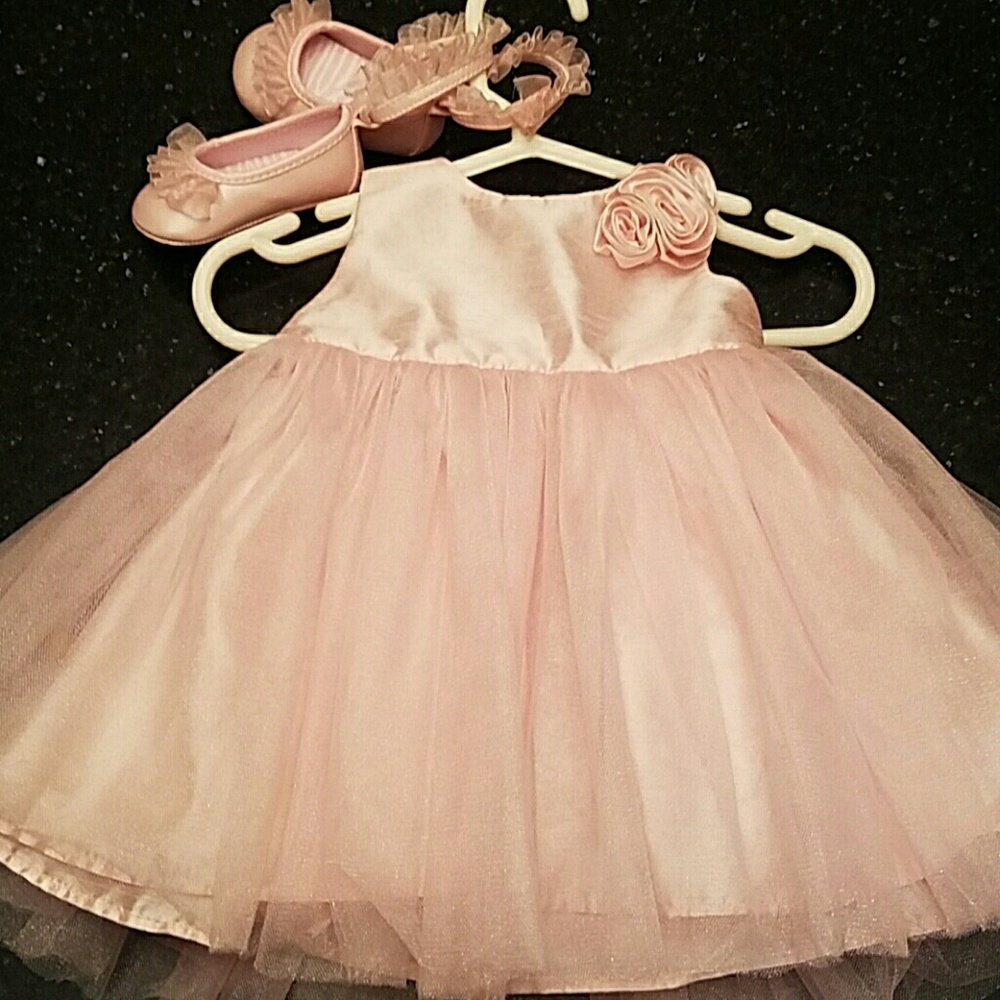 Baby Pink dress and Shoes