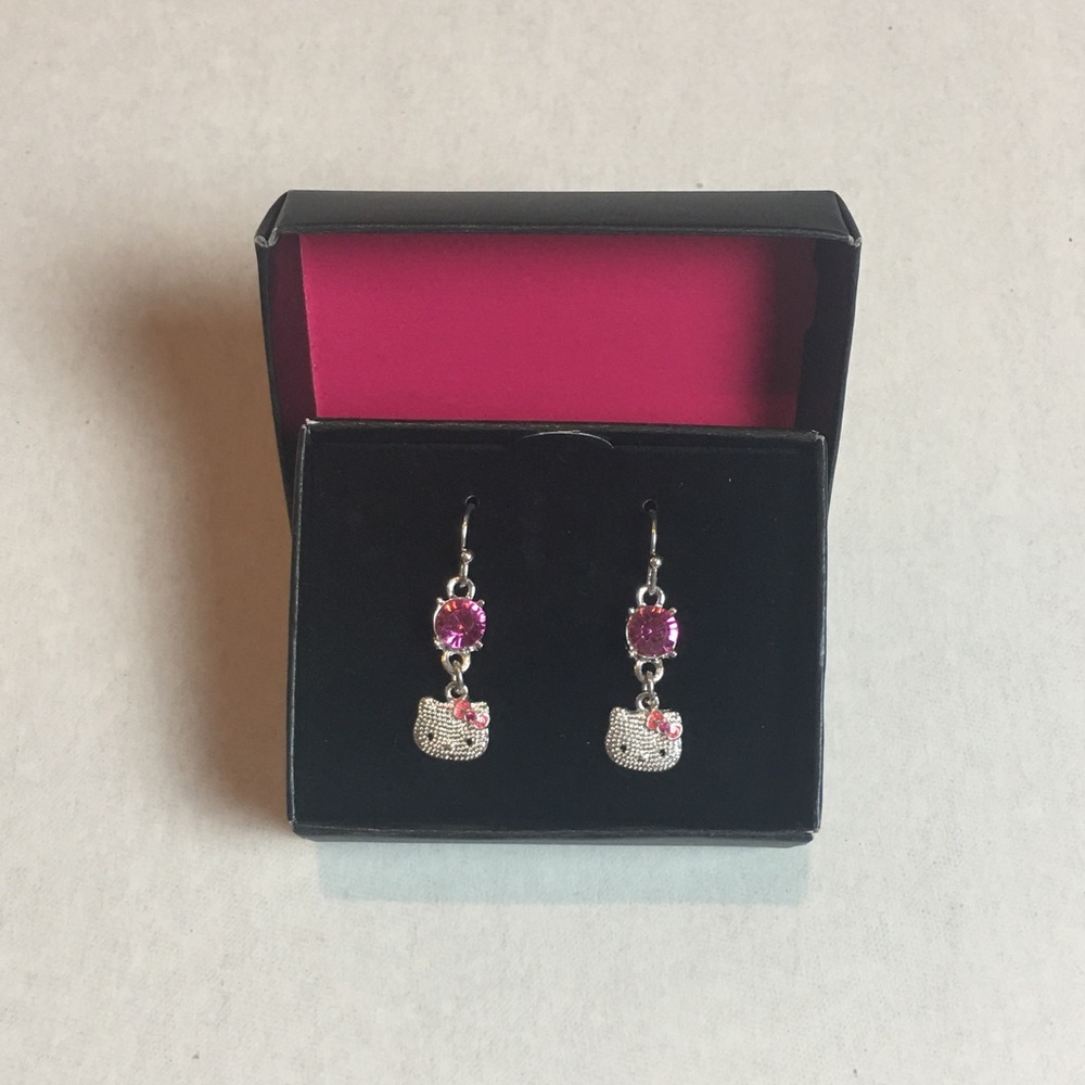 Hello kitty earrings.