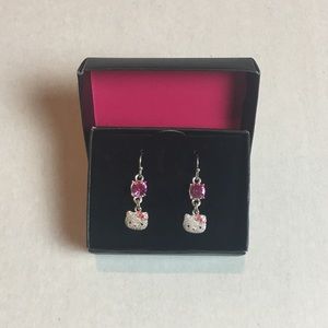 Hello kitty earrings.