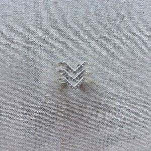 Stella & Dot Pave Chevron Ring
