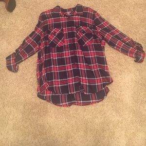 Long sleeve plaid shirt