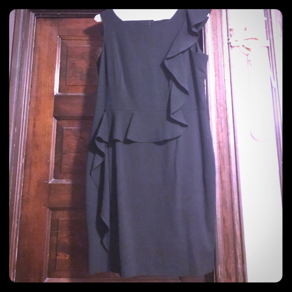 Calvin Klein Peplum LBD