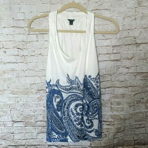 $15 Ann Taylor Blue and White Tank Top