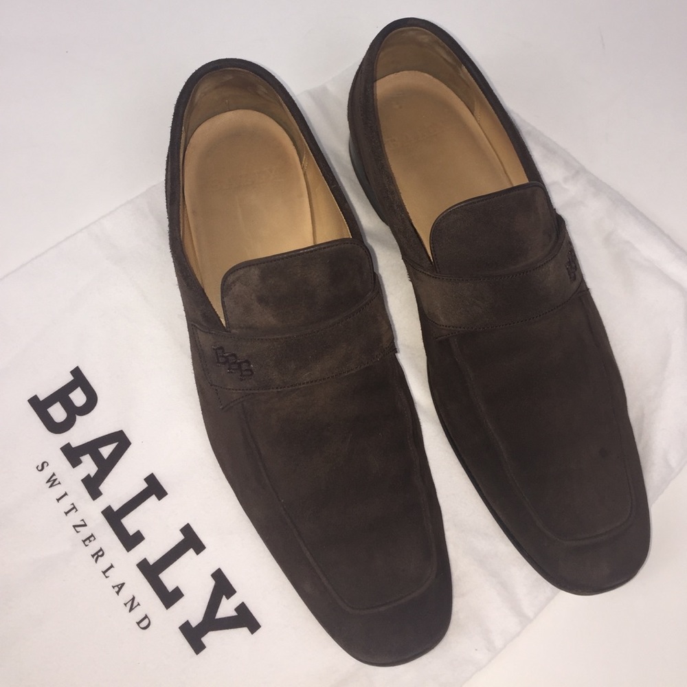 Men's Bally Luneton Suede Penny Loafer