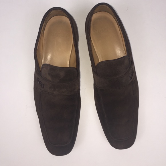 Men's Bally Luneton Suede Penny Loafer - Picture 2 of 7