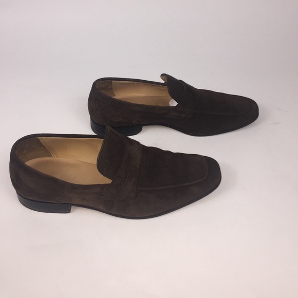 Men's Bally Luneton Suede Penny Loafer - Picture 4 of 7