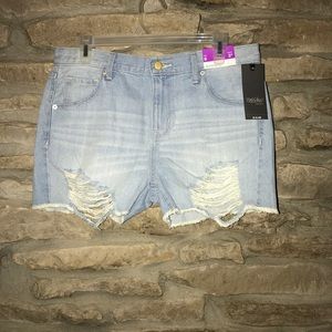 Mossimo Boyfriend Midi Denim Shorts
