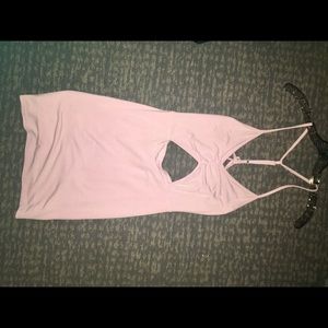 Nasty Gal Blush Pink Cut out Mini Dress