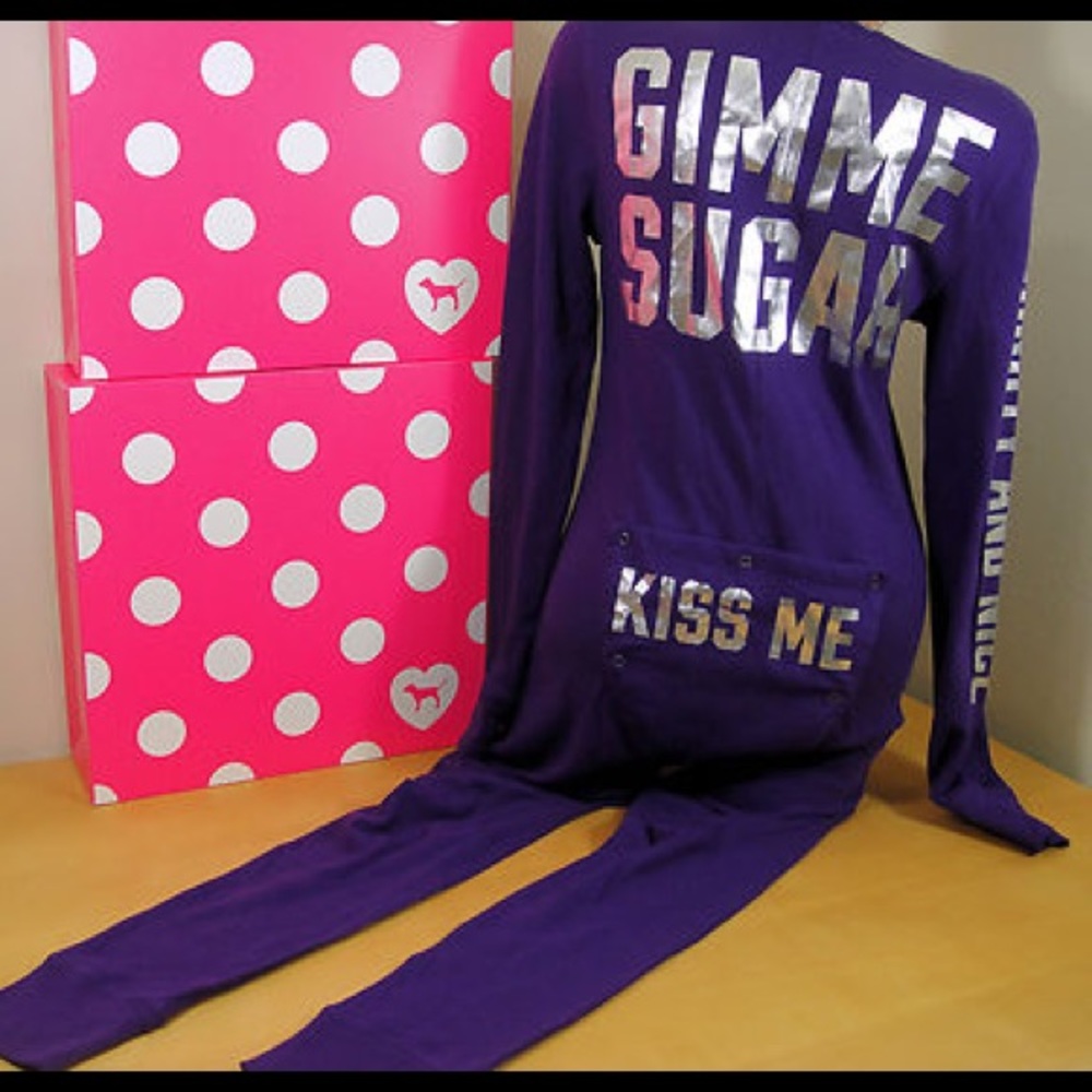 VS purple gimme sugar onesie