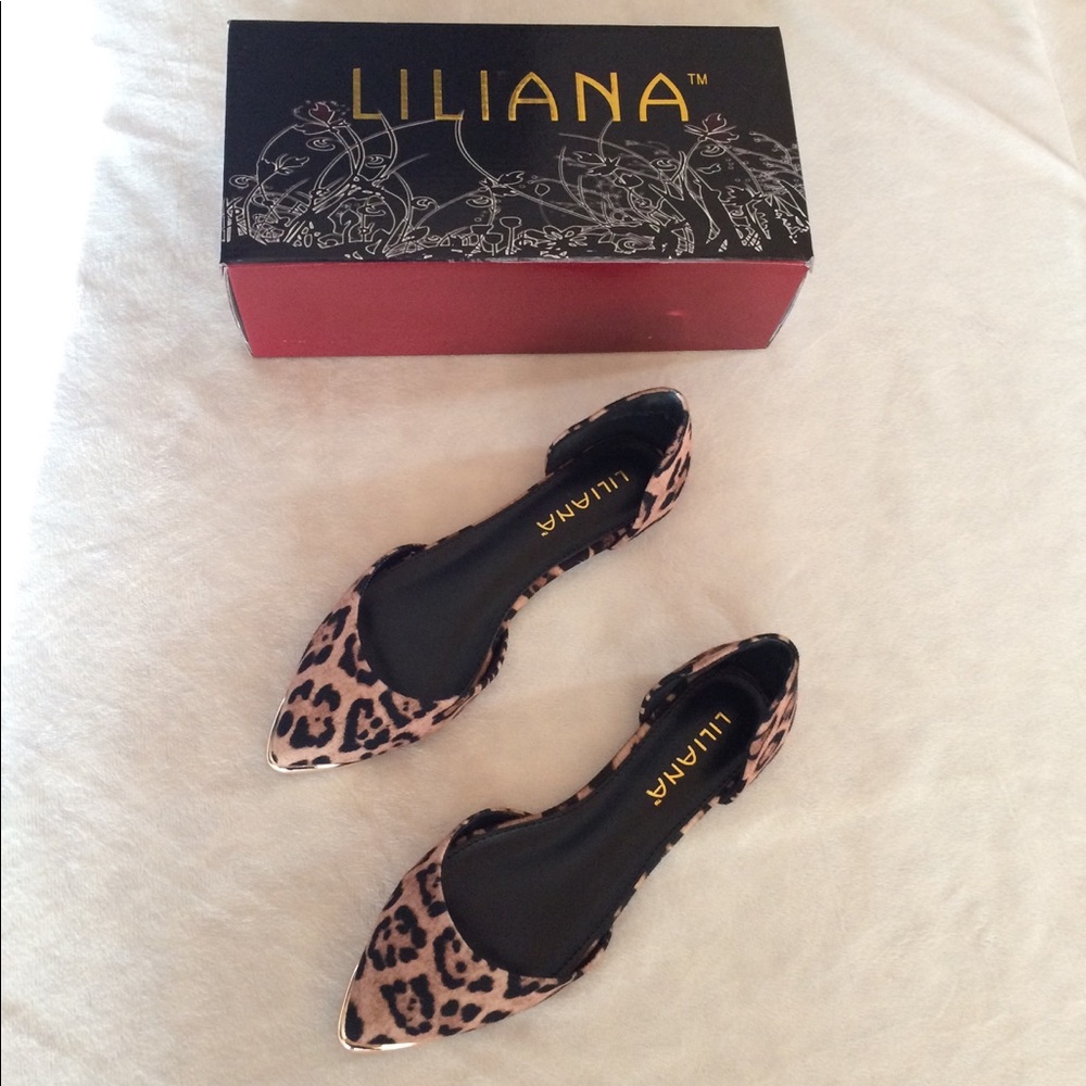 Liliana Leopard Print Flats