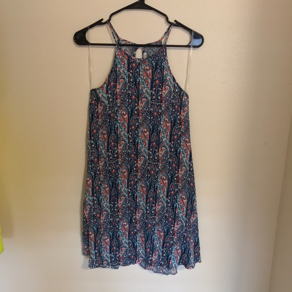 AE high neckline dress