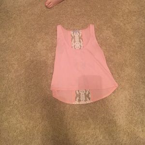 Lacy cropped top