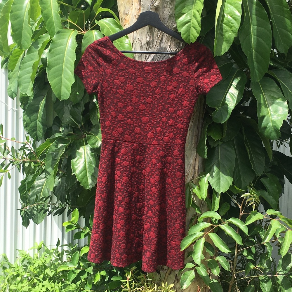 Rose babydoll dress
