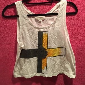 F21 Sunflower Crop Top