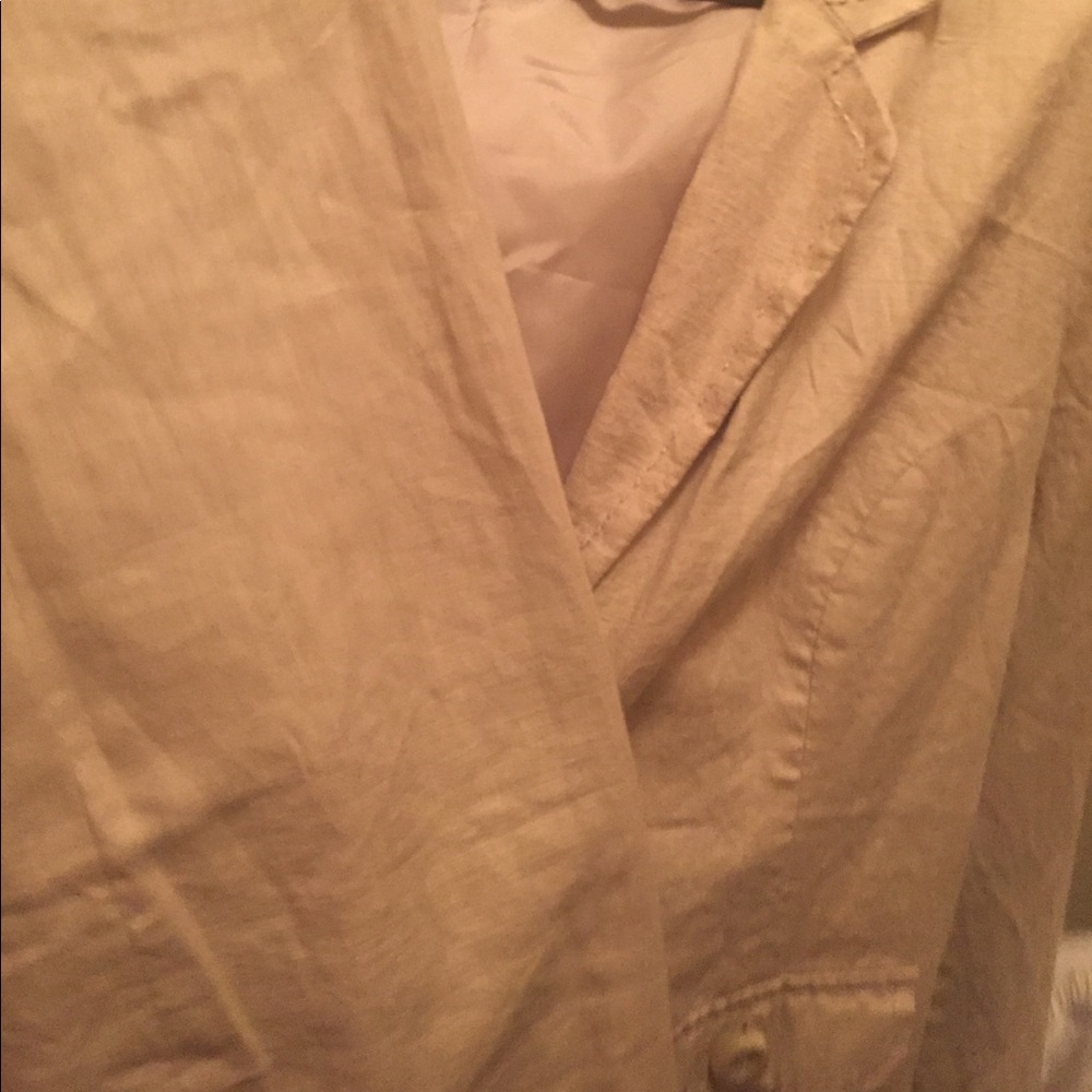 Linen Suit Pants size 16 jacket size L