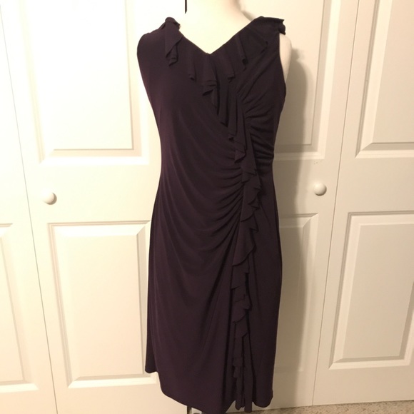 Jessica Howard Eggplant Dress - Picture 1 of 3