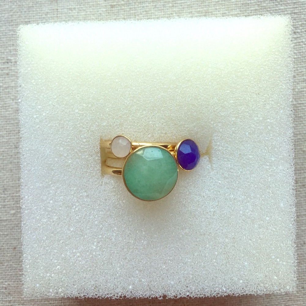 Stella & Dot Odessa Stackable Ring Set